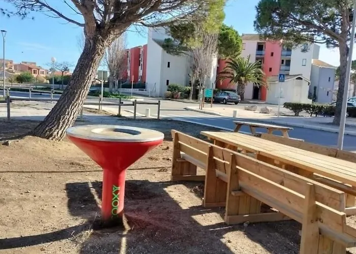 Lejlighed Presqu'ile De Cap Coudalere Avec - Terrasse-aire De Jeux D'enfants - Parking - Piscine A Partir De Mai - Terrain Multisport - Terrain De Petanque Le Barcarès